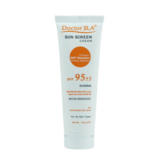 کرم ضدآفتاب دکتر ژیلا اصل مدل Invisible با SPF95، حجم 50میلیلیتر