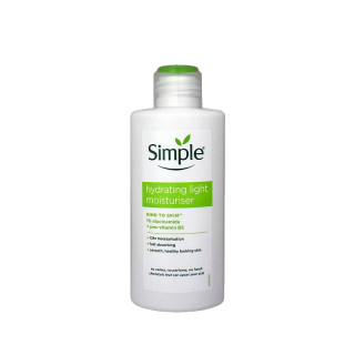 آبرسان و مرطوب کننده سیمپل Simple مدل لایت Light برای پوست چرب حجم 125 میلی لیتر
