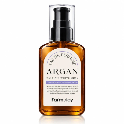 روغن موی پرفیوم آرگان و وایت ماسک کرهای فارم استی اصل حجم 100 میل معطر